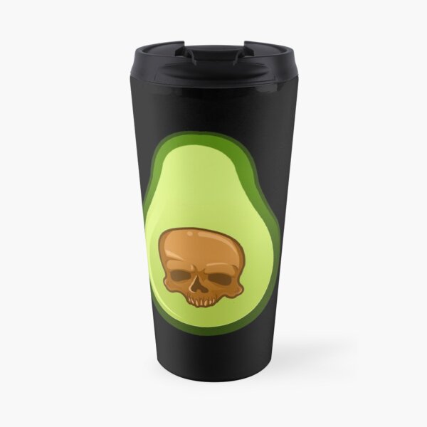 Skullvocado -dark- Travel Mug