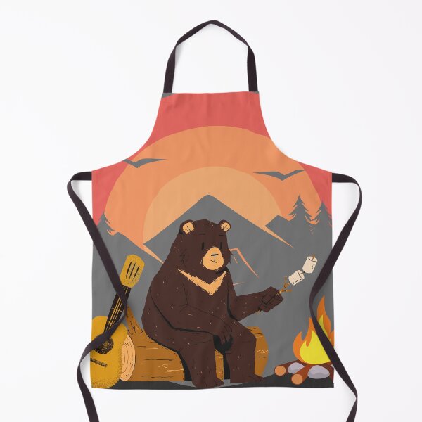Item preview, Bear Camping T-Shirt | Camping Bear Design designed and sold by MorningTeeNmore.