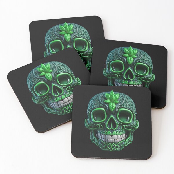 Item preview, Cute and Adorable Charming Smiling Skeleton Skull  designed and sold by PC-artist.