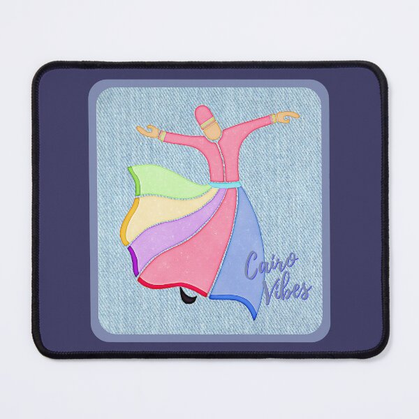 Item preview, Cairo whirling dervish, egypt, vintage, jeans patch. designed and sold by art-of-egypt.