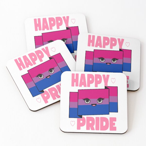 Aperçu de l'œuvre Joyeux mois de la fierté (édition drapeau bisexuel) créée et vendue par ObsidianDaz.