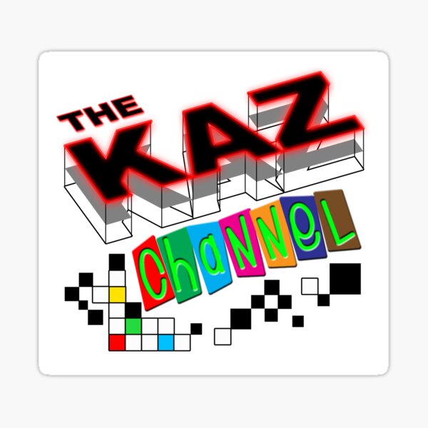 The Kaz Channel logo Sticker