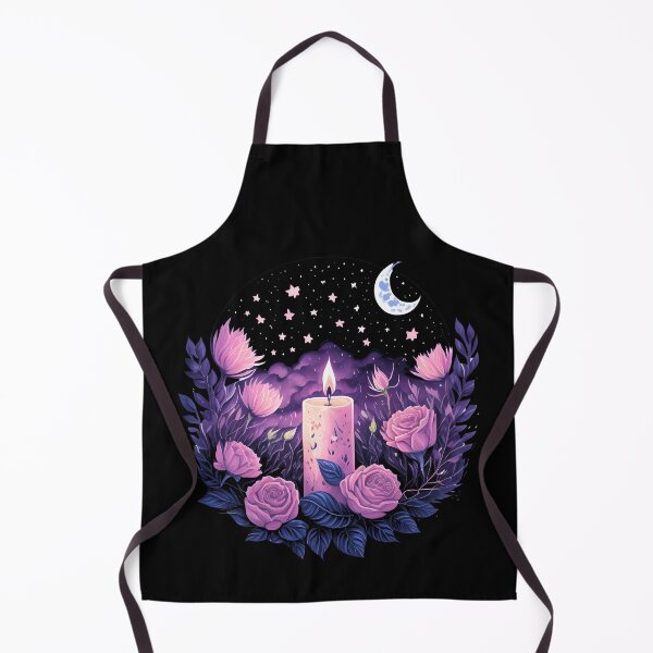 Item preview, Candle and Roses Starry Night Moon and stars designed and sold by Shaymalily.