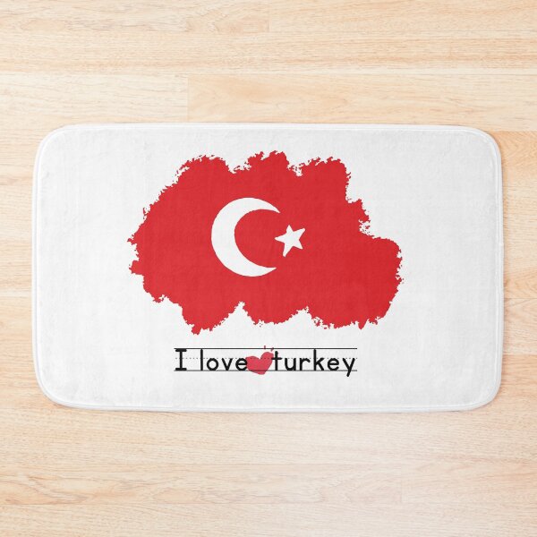 Item preview, I love country turkey t-shirt | I love country turkey map art t-shirt  designed and sold by KARTICK DUTTA.