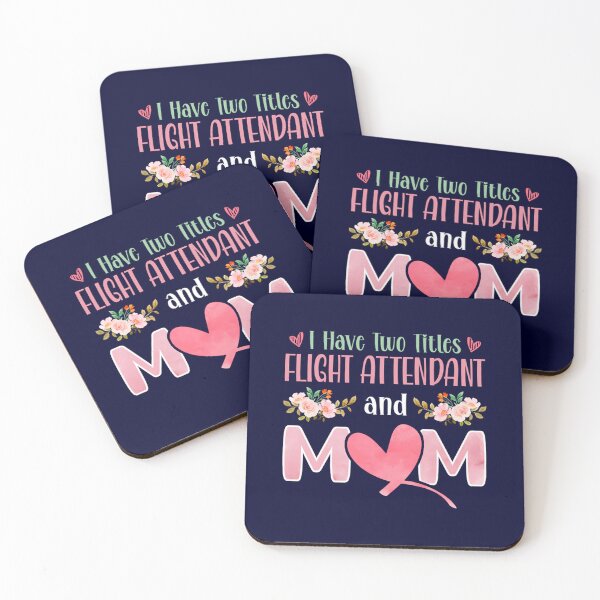 Item preview, I Have Two Titles Flight Attendant And Mom designed and sold by 3corion.