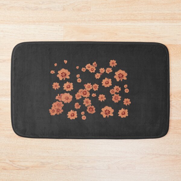 Item preview, Orange floral pattern designed and sold by mariya-ivanova.