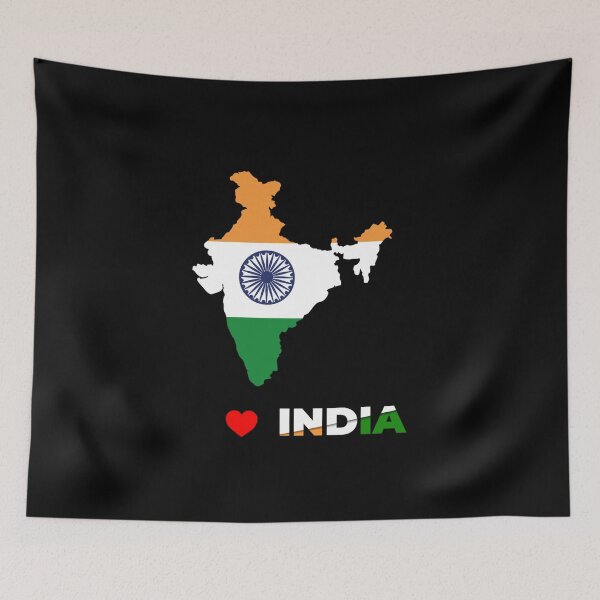 Item preview, I love india flag  t-shirt | I love india flag artwork | I love india flag poster  designed and sold by KARTICK DUTTA.