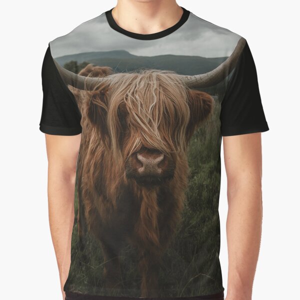 Scottish highland cow Grafik T-Shirt