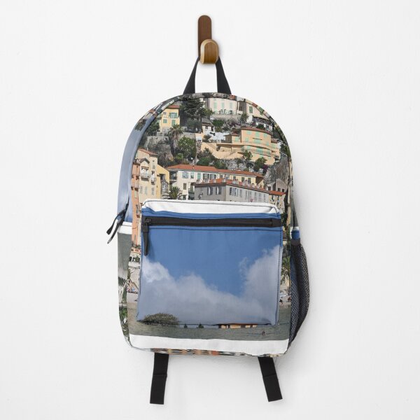 Item preview, Beach and old buildings in Menton South France summer season designed and sold by goceris.