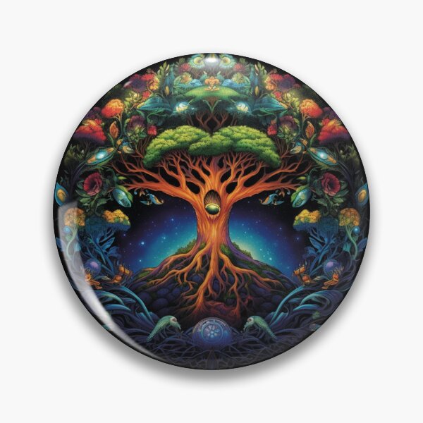 Artikelvorschau, Spiritual Aesthetic Art | Black | Sacred Yggdrasil Tree entworfen und verkauft von FantasySoul.