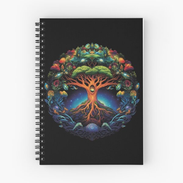 Artikelvorschau, Spiritual Aesthetic Art | Black | Sacred Yggdrasil Tree entworfen und verkauft von FantasySoul.