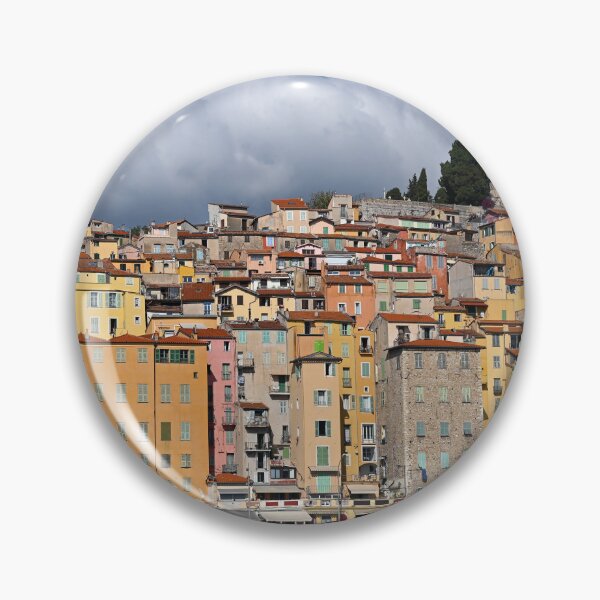 Item preview, Beach in old town Menton South France cityscape summer season designed and sold by goceris.