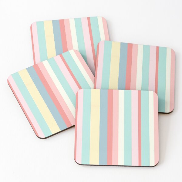 Item preview, Pastel Stripes Pattern designed and sold by Hibiskusmond.