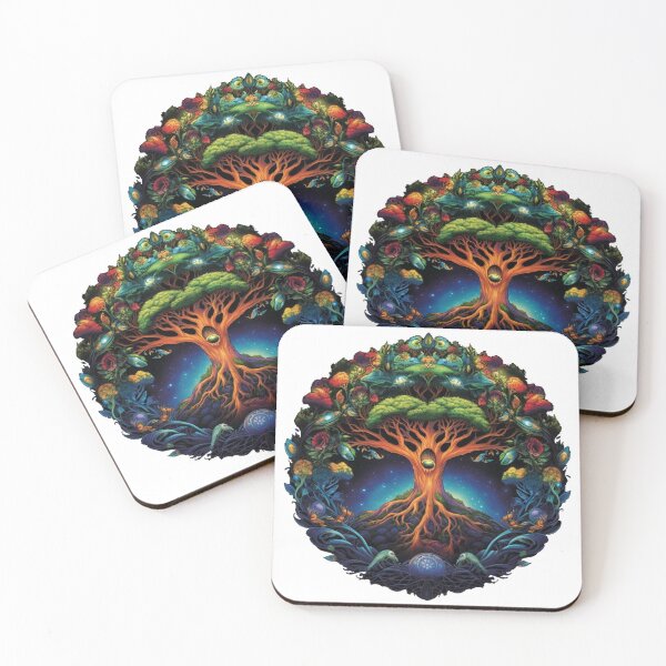 Item preview, Spiritual Aesthetic Art | White | Sacred Yggdrasil Tree designed and sold by FantasySoul.