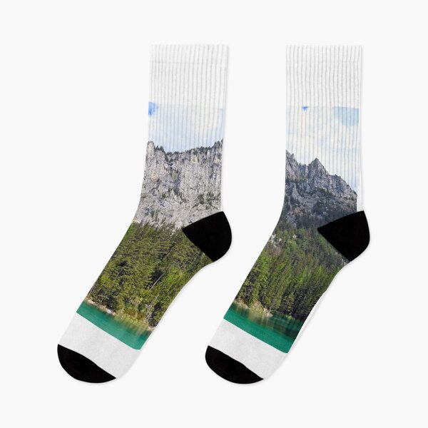 Item preview, The Green Lake and mountains in Styria, Austria, landscape designed and sold by goceris.