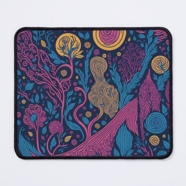 Item preview, Pastel Palette Paradise: Exploring a Whimsical Doodle Landscape designed and sold by RedArtG09.