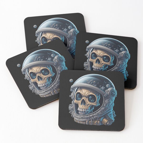 Item preview,  Smiling Astronaut Skeleton Skull  designed and sold by PC-artist.