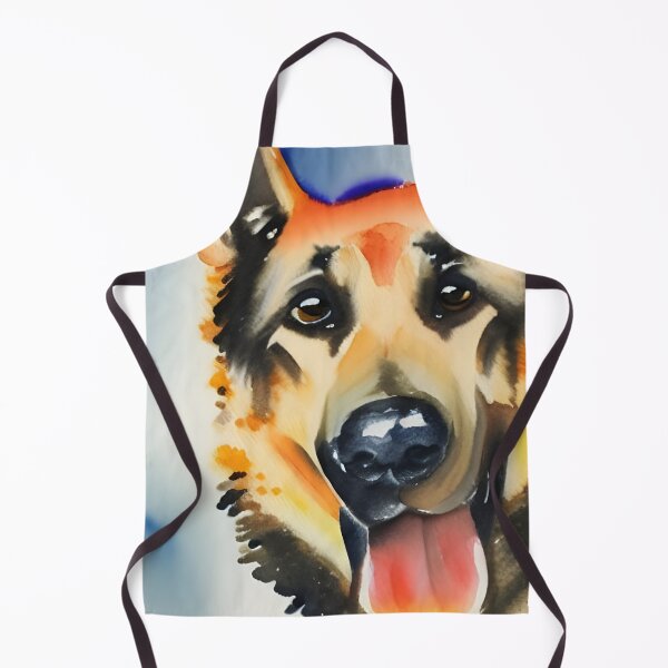 Item preview, German Shepherd Dog Watercolour Art designed and sold by Ameiva-Apparel.