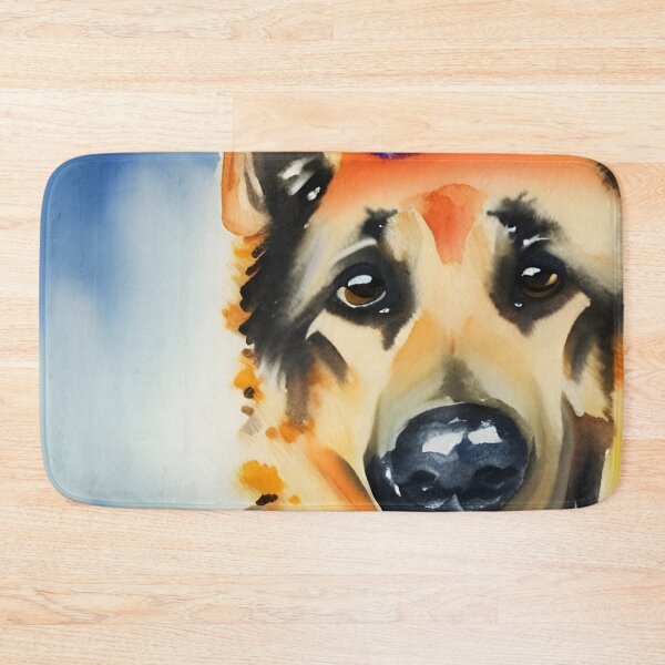 Item preview, German Shepherd Dog Watercolour Art designed and sold by Ameiva-Apparel.