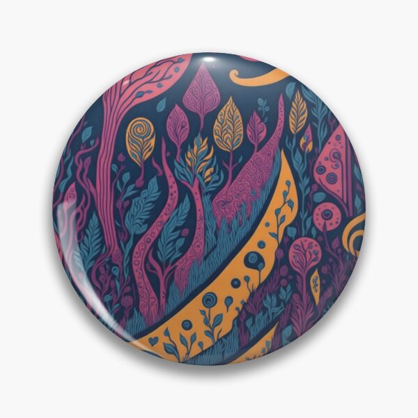Item preview, Whimsy in Color: A Vibrant Pastel Doodle Landscape designed and sold by RedArtG09.