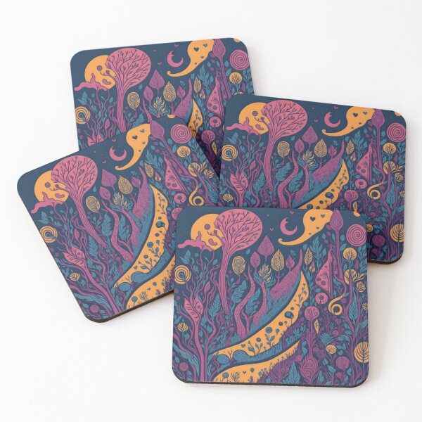 Item preview, Whimsy in Color: A Vibrant Pastel Doodle Landscape designed and sold by RedArtG09.