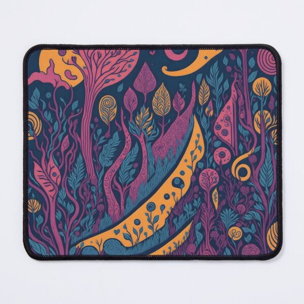 Item preview, Whimsy in Color: A Vibrant Pastel Doodle Landscape designed and sold by RedArtG09.