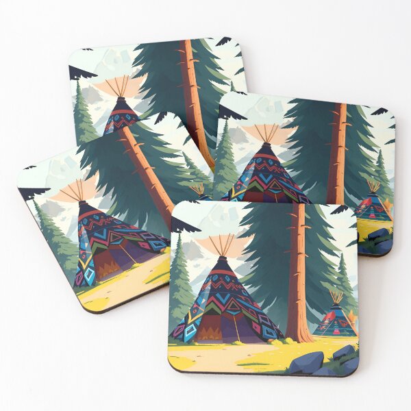 Item preview, FJP0054 - Native American Settlement designed and sold by Futuriddle.
