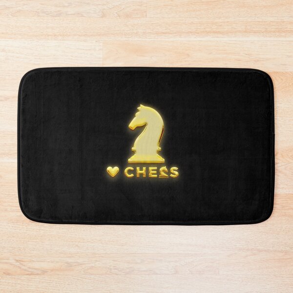 Item preview, I love chess | I love chess playing | chess players golden 3d t-shirt designed and sold by KARTICK DUTTA.