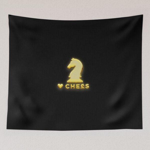 Item preview, I love chess | I love chess playing | chess players golden 3d t-shirt designed and sold by KARTICK DUTTA.