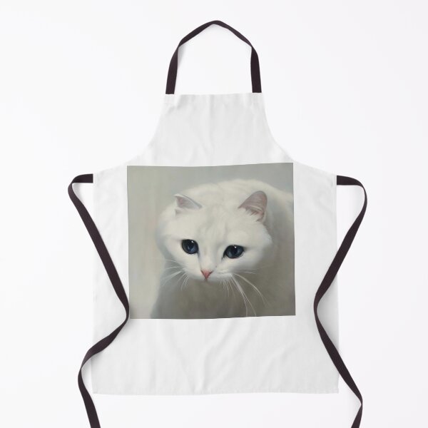 Item preview, Melancholy Whispers: The Wistful White Cat designed and sold by BeniSof.