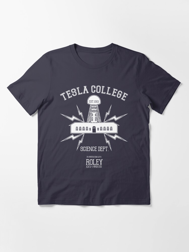 Alternate view of Tesla College Essential T-Shirt