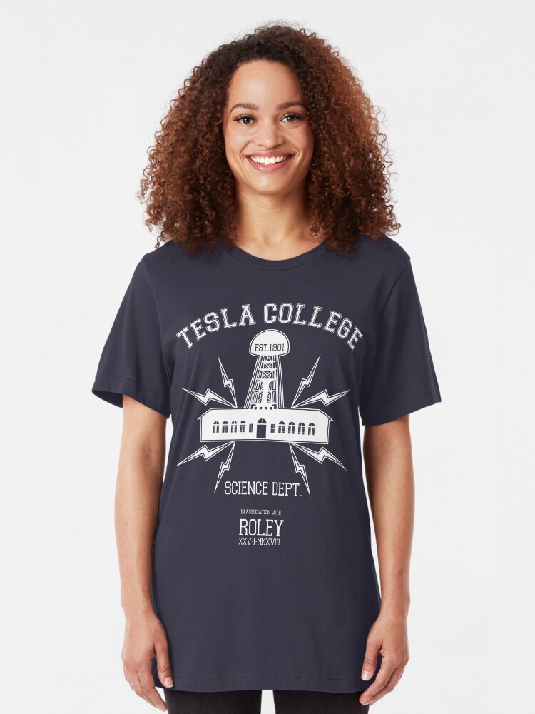 Alternate view of Tesla College Slim Fit T-Shirt