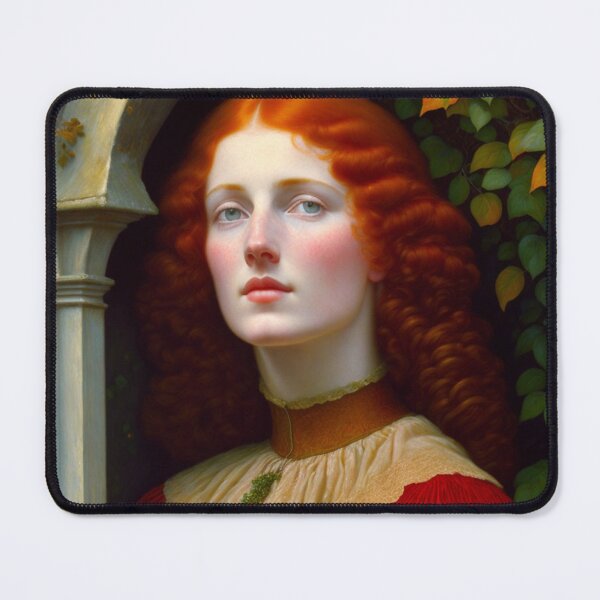 Item preview, A Beautiful Pre Raphaelite Painting of a Red Headed Young Woman designed and sold by KALEIDOSCOPE UK.