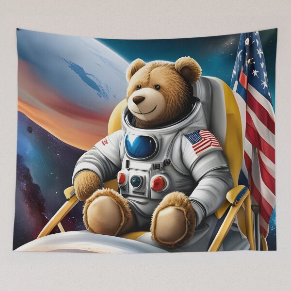 Item preview, Teddy in a Space suit on the Moon designed and sold by Colin Bentham.
