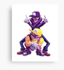 Wario and Waluigi Canvas Print