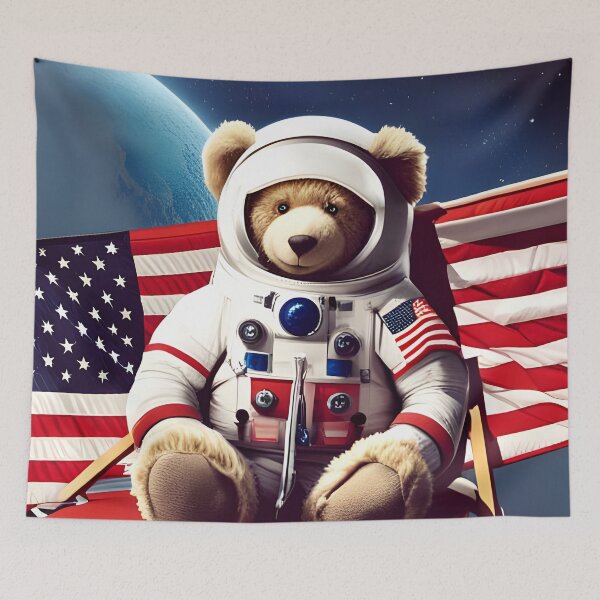 Item preview, Teddy in a Space suit on the Moon designed and sold by Colin Bentham.
