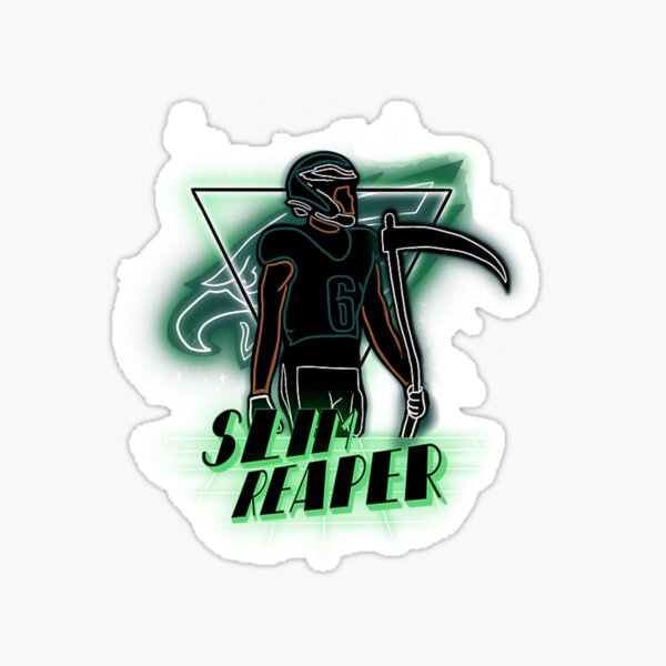 Retro Slim Reaper-DeVonta Smith Sticker for Sale by adasiaeli