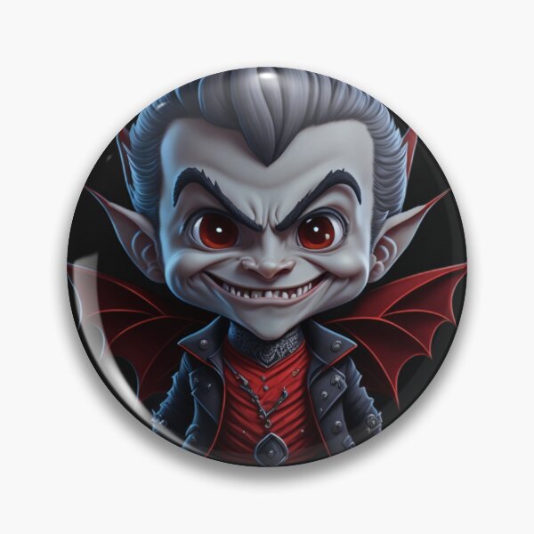 Item preview, Smiling Dracula Vampire Cartoon Character designed and sold by PC-artist.