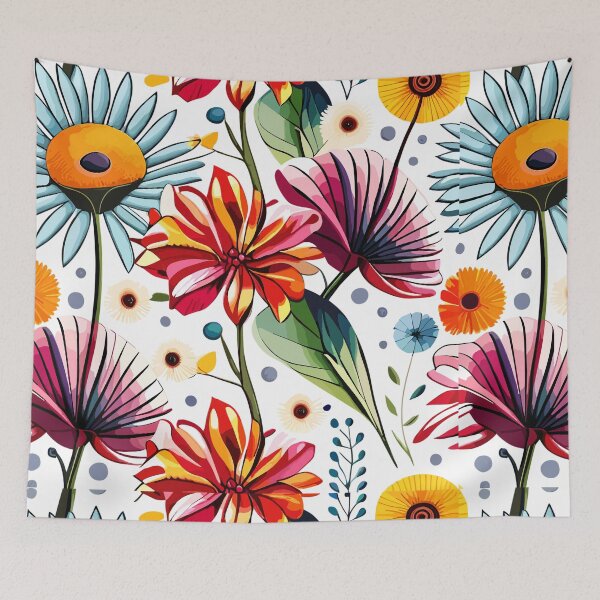Item preview, Whimsical Flora Delights designed and sold by printyai.