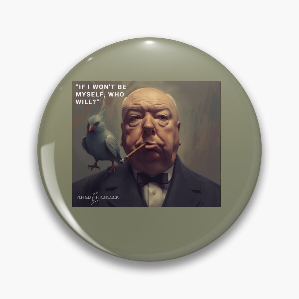 Item preview, Cita de motivación de Alfred Hitchcock designed and sold by MichaAI.