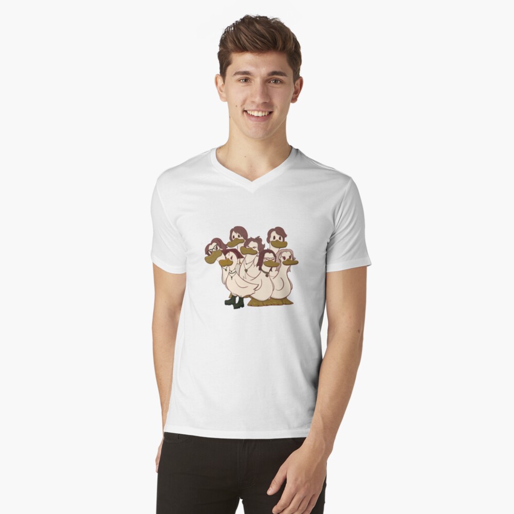 Item preview, V-Neck T-Shirt designed and sold by D00dleDucky.