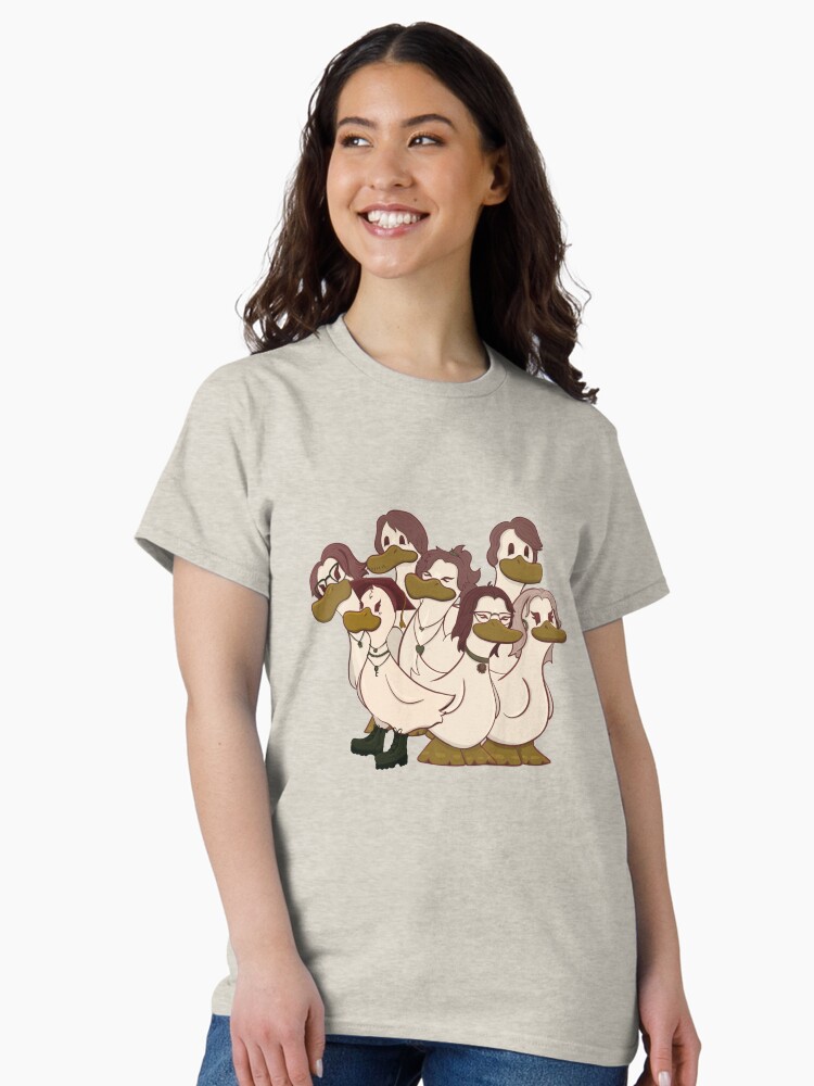 Thumbnail 1 of 7, Classic T-Shirt, Duck Family designed and sold by D00dleDucky.