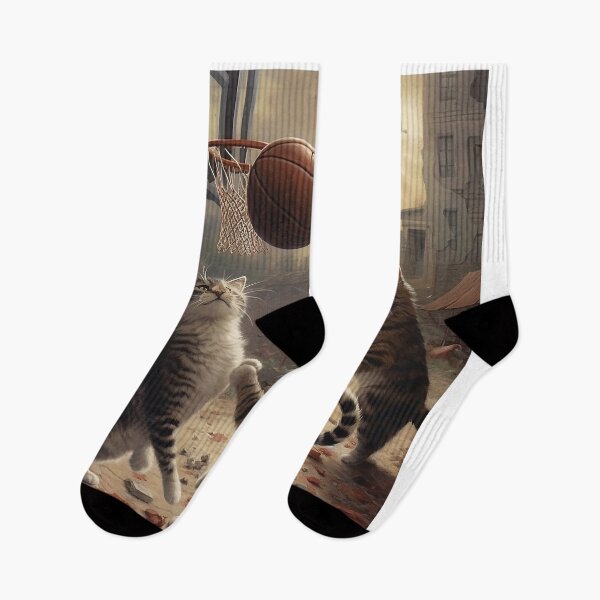 Item preview, Tabby Cats Are Playing Basketball designed and sold by BDMeow.