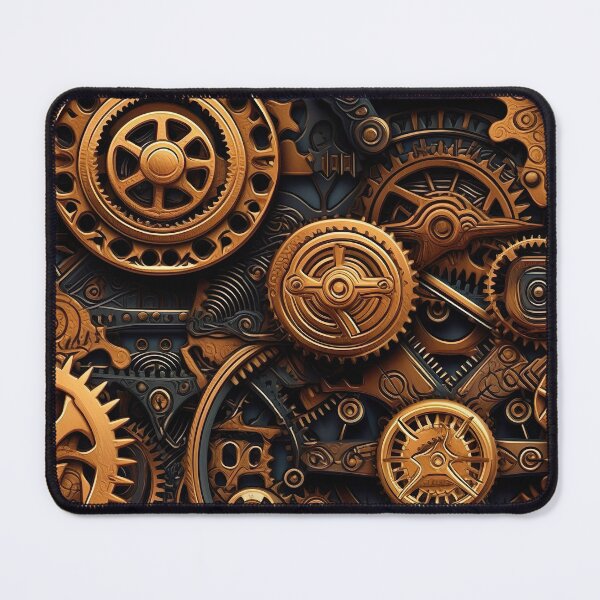 Item preview, Intricate Steampunk Gears and Machinery designed and sold by Hibiskusmond.