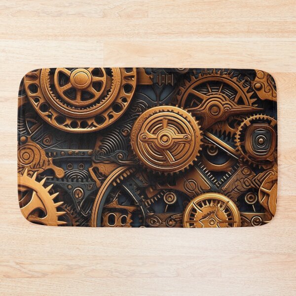 Item preview, Intricate Steampunk Gears and Machinery designed and sold by Hibiskusmond.