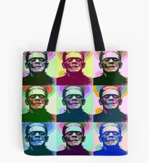 Frankenstein Pop Art Tote Bag
