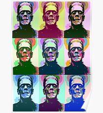 Frankenstein Pop Art Poster