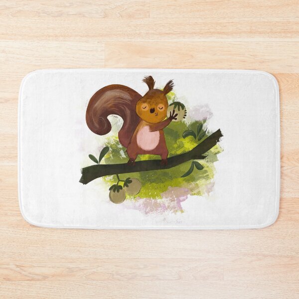Item preview, cute lovely squirrel illustration designed and sold by Preety Padhiyar.