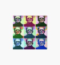 Frankenstein Pop Art Art Board
