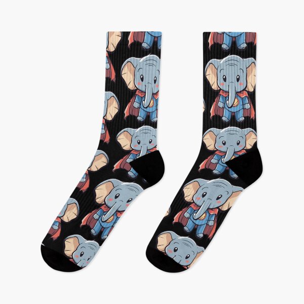 Item preview, Kawaii superhero elephant designed and sold by FurFashion.